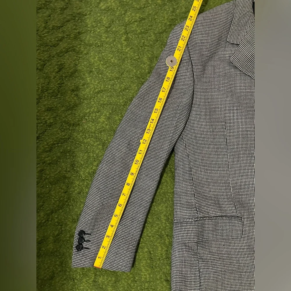 Vintage Mondo Uomo Black and White Checkered Blazer - Picture 11 of 14